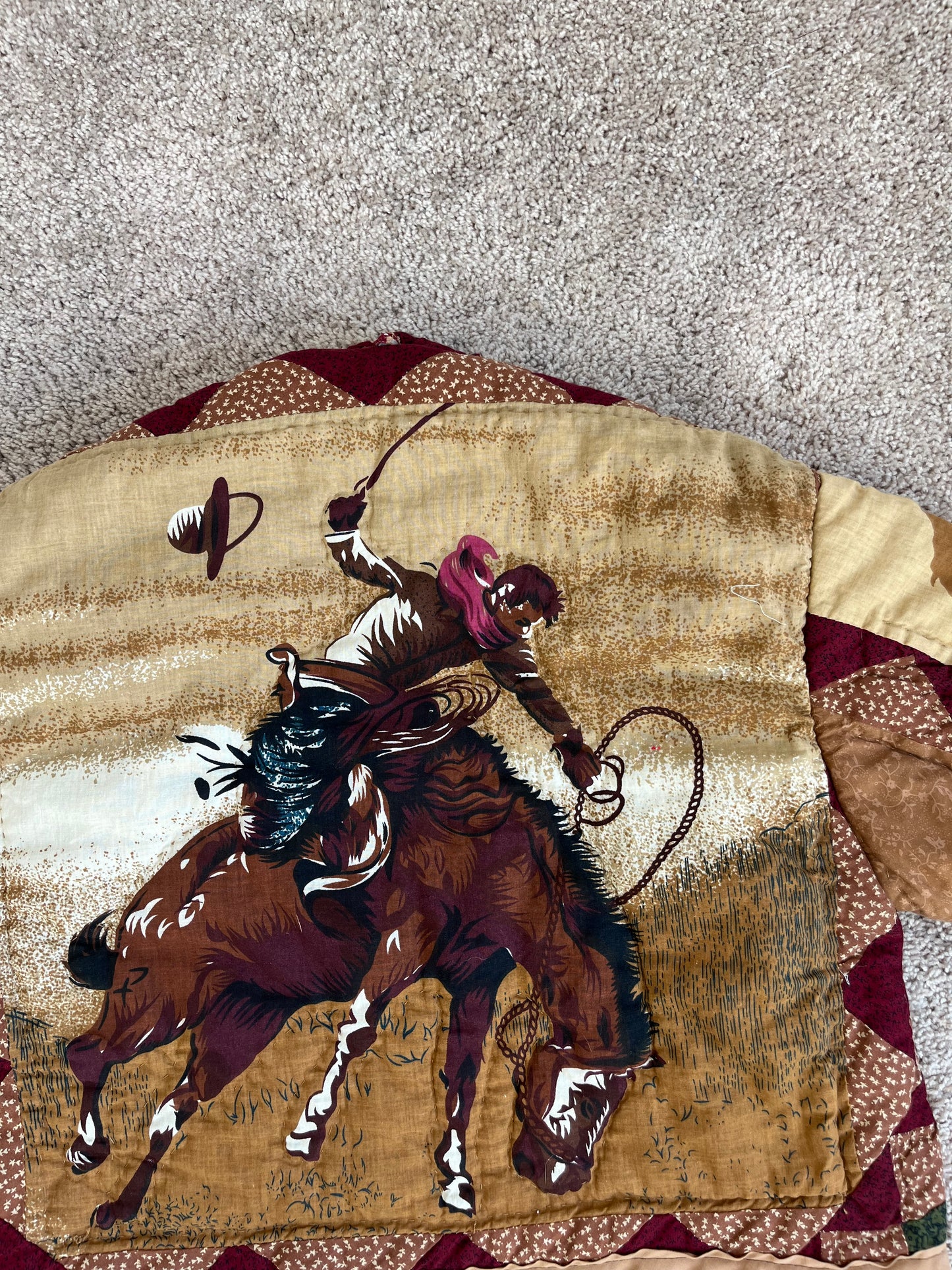 Western Horse Quilt Jacket (WM)