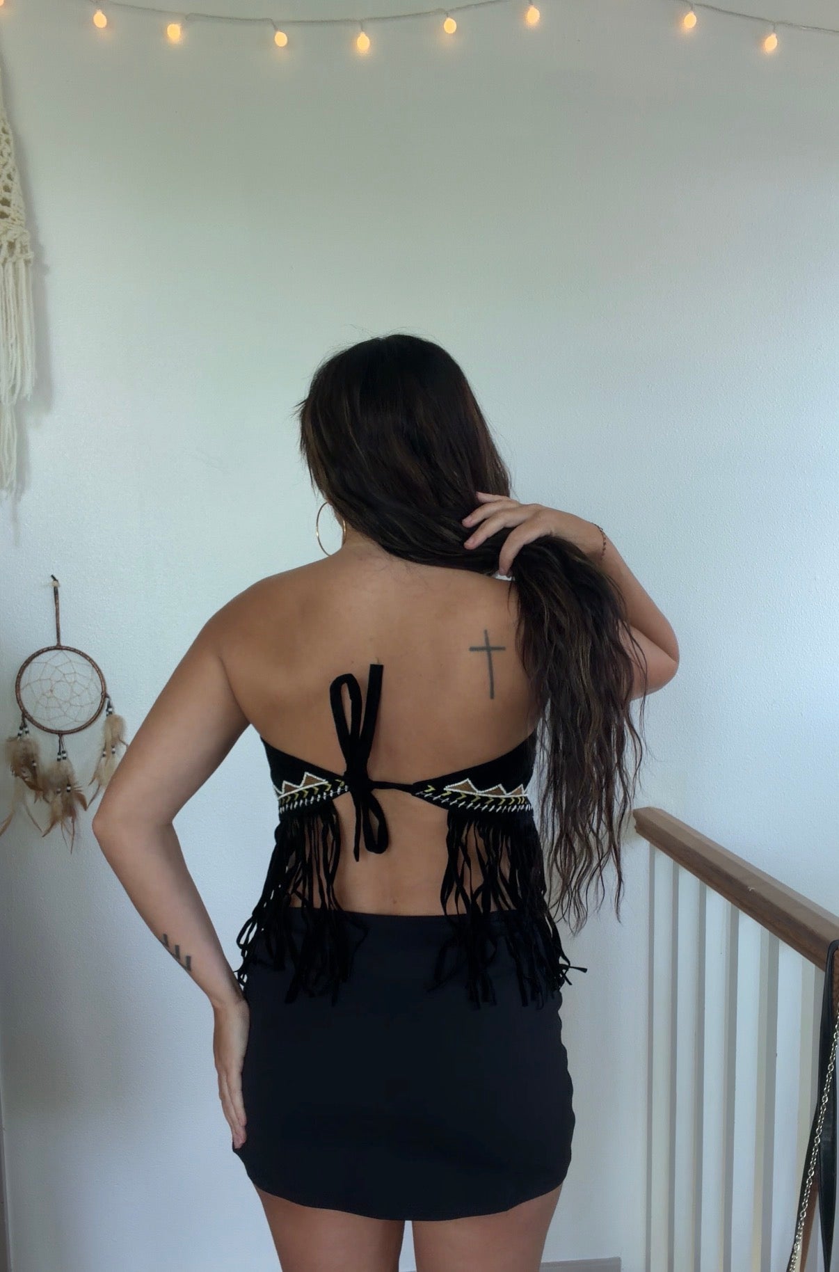 Aztec suede bandeau (S - L )