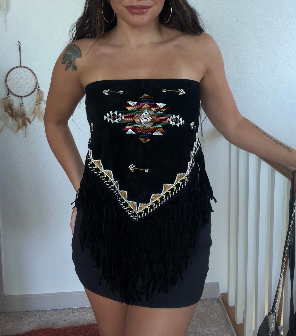 Aztec suede bandeau (S - L )