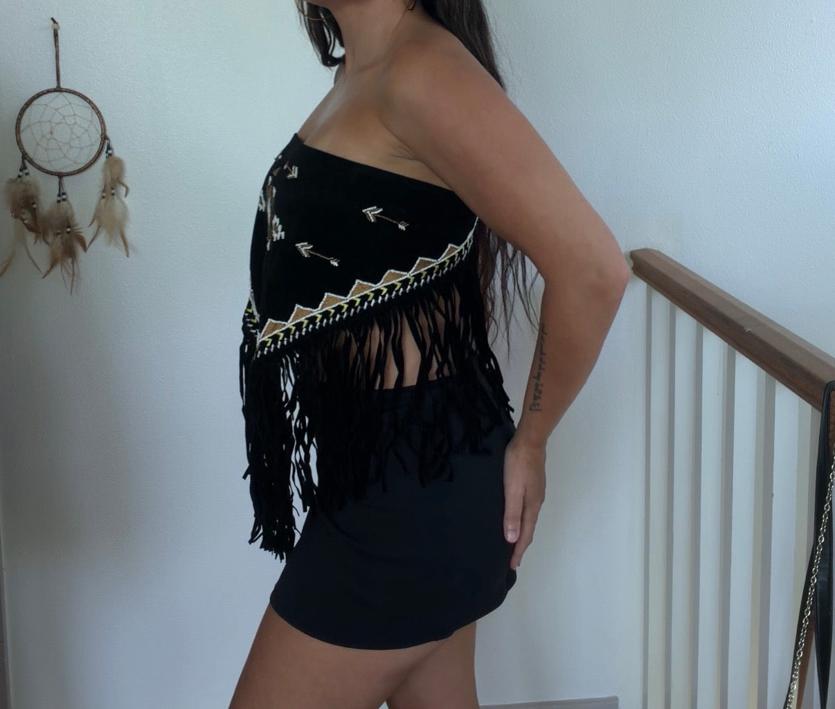 Aztec suede bandeau (S - L )